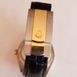 'Million Dollar Black' Alligator strap for Rolex Sky-Dweller with integrated fit