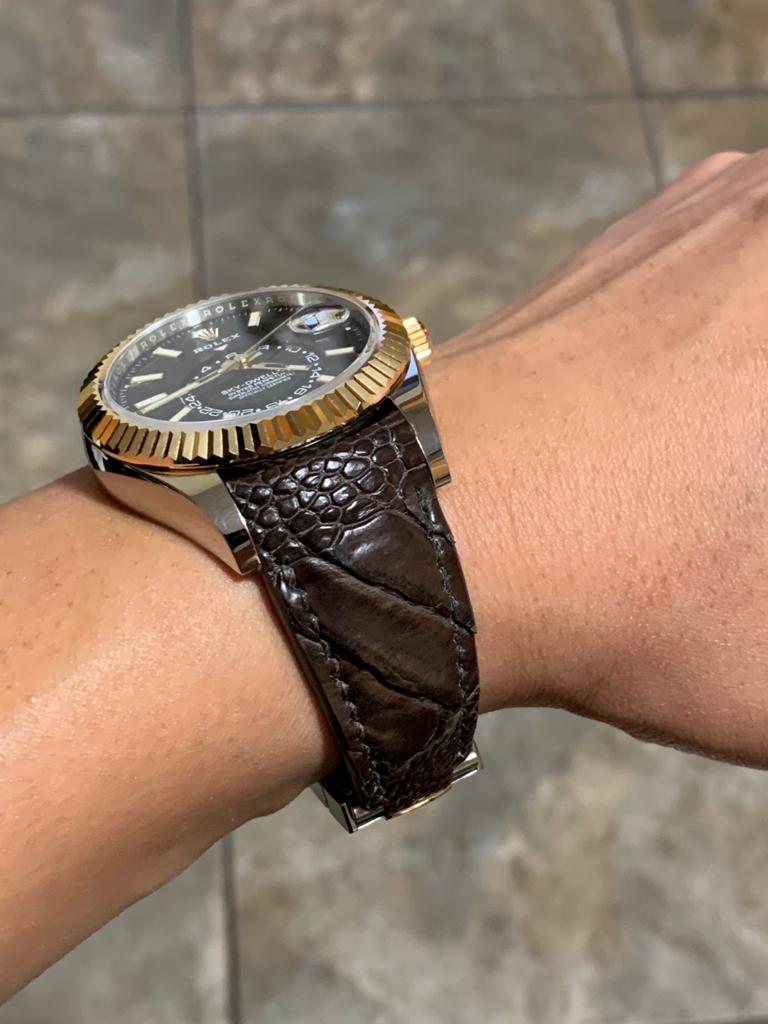 Custom straps for Rolex Sky-Dweller
