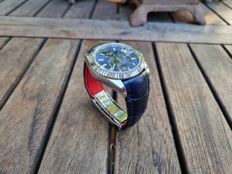 Custom straps for Rolex Sky-Dweller