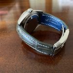 Grigio-Verde Alligator for Rolex Sky-Dweller with integrated fitment
