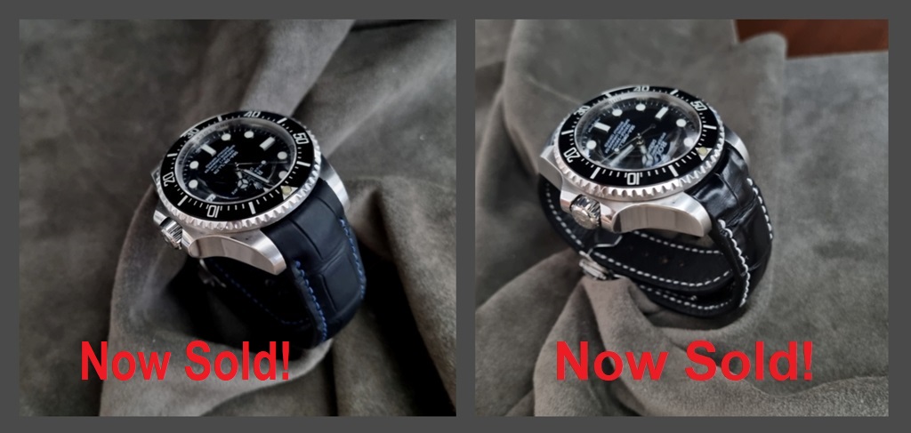 Alligator straps for Rolex Deepsea