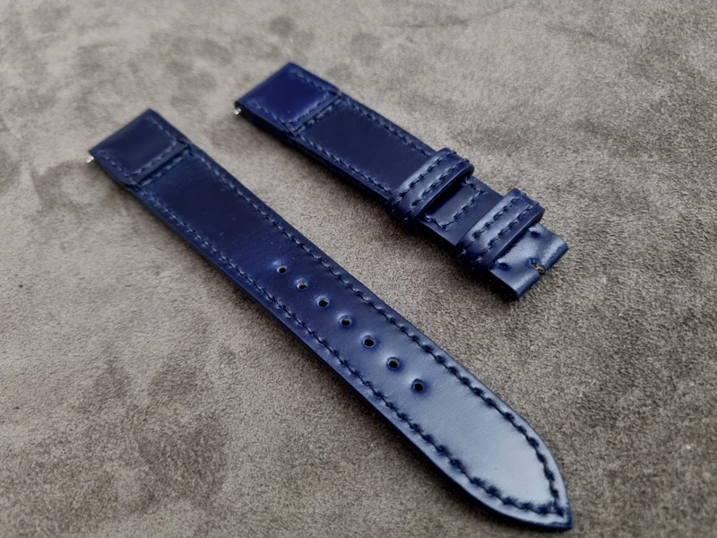 Newly Arrived Navy Blue Shell Cordovan
