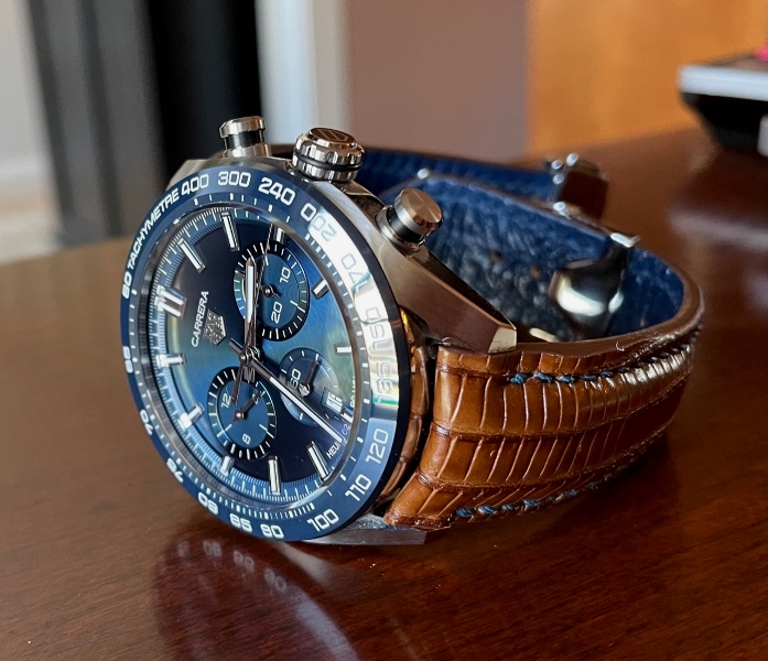 Custom Lizard Watch Strap for Tag Heuer Carrera