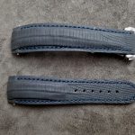 Commando Grey SuperMatte Teju Lizard Watch Straps for Grand Seiko Snowflake