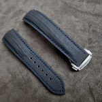 Commando Grey SuperMatte Teju Lizard Watch Straps for Grand Seiko Snowflake