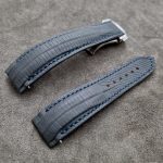 Commando Grey SuperMatte Teju Lizard Watch Straps for Grand Seiko Snowflake