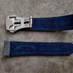 Deep Blue Alcantara™ watch strap lining