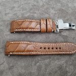 Mustang Saddle Ostrich Leg Watch Straps for Grand Seiko Snowflake