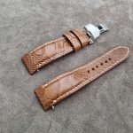 Mustang Saddle Ostrich Leg Watch Straps for Grand Seiko Snowflake
