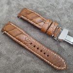 Mustang Saddle Ostrich Leg Watch Straps for Grand Seiko Snowflake