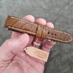 Mustang Saddle Ostrich Leg Watch Straps for Grand Seiko Snowflake