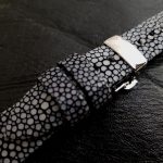 Stingray Watch Straps with central pearls for Grand Seiko Snowflake