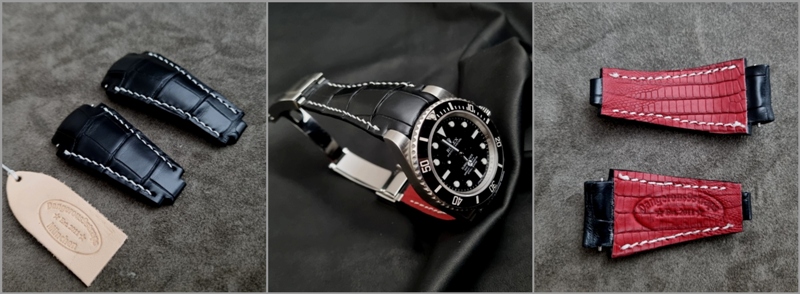 For Sale: Black Alligator with Fully Integrated Fit