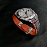 Grey Alligator Strap for Rolex Explorer II