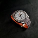 Grey Alligator Strap for Rolex Explorer II