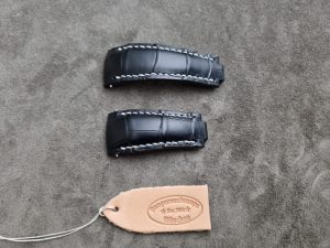 Two Alligator Straps for Rolex Submariner 41mm