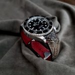 Custom Ostrich Leg Strap for Rolex Sea-Dweller
