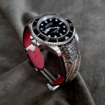 Custom Ostrich Leg Strap for Rolex Sea-Dweller