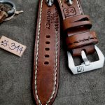 1965 Swiss Ammo strap with Skull Rivets for Panerai PAM356