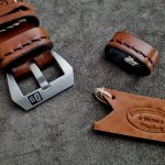 1965 Swiss Ammo strap with Skull Rivets for Panerai PAM356