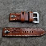 1965 Swiss Ammo strap with Skull Rivets for Panerai PAM356