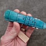 Custom-Dyed Turquoise Alligator for Blancpain Fifty Fathoms