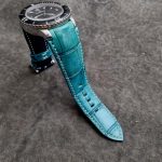 Custom-Dyed Turquoise Alligator for Blancpain Fifty Fathoms