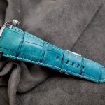 Custom-Dyed Turquoise Alligator for Blancpain Fifty Fathoms