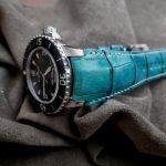 Custom-Dyed Turquoise Alligator for Blancpain Fifty Fathoms