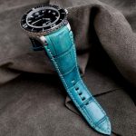 Custom-Dyed Turquoise Alligator for Blancpain Fifty Fathoms