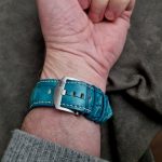 Custom-Dyed Turquoise Alligator for Blancpain Fifty Fathoms