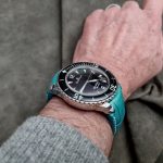 Custom-Dyed Turquoise Alligator for Blancpain Fifty Fathoms