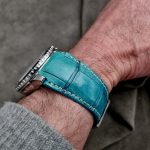 Custom-Dyed Turquoise Alligator for Blancpain Fifty Fathoms