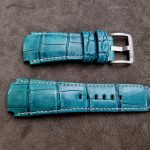 Custom-Dyed Turquoise Alligator for Blancpain Fifty Fathoms