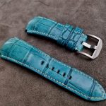 Custom-Dyed Turquoise Alligator for Blancpain Fifty Fathoms