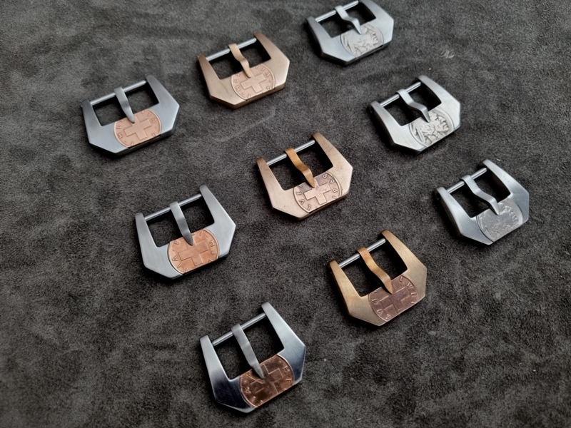 Rare and Massive Handmade Coin Buckles