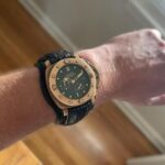 Chocolate Sharkskin Bund strap for PAM507
