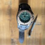 Chocolate Sharkskin Bund strap for PAM507