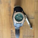 Chocolate Sharkskin Bund strap for PAM507