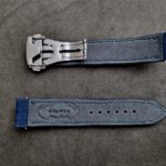 For Sale: Baltic Blue Teju Lizard for Grand Seiko Snowflake