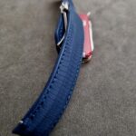For Sale: Baltic Blue Teju Lizard for Grand Seiko Snowflake