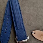 For Sale: Baltic Blue Teju Lizard for Grand Seiko Snowflake