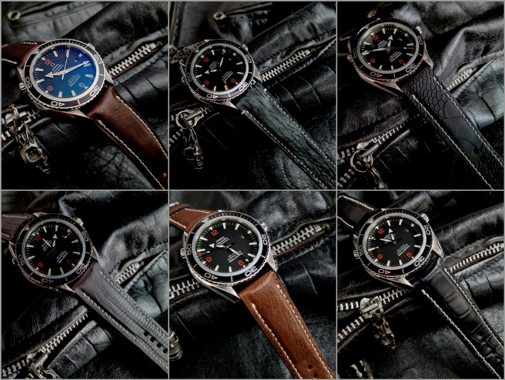 Manufacture Collection straps for Omega Planet Ocean