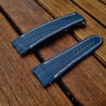 Baltic Blue Lizard Strap for Grand Seiko Snowflake