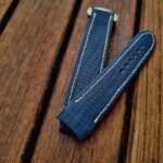 Baltic Blue Lizard Strap for Grand Seiko Snowflake