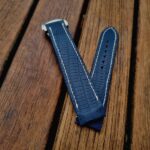 Baltic Blue Lizard Strap for Grand Seiko Snowflake