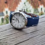 Baltic Blue Lizard Strap for Grand Seiko Snowflake