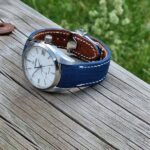 Baltic Blue Lizard Strap for Grand Seiko Snowflake