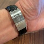 Black Alligator Strap for Rolex Oyster Perpetual