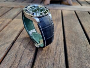 For Sale: SuperMatte Alligator Strap for Rolex Submariner or GMT